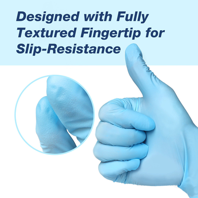 Household CE FDA Powder Free Nitrile Gloves Size S / M / L/ XL Disposable