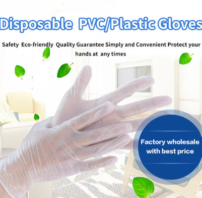 Disposable PVC Gloves Powder Free Smooth Touch Insulation