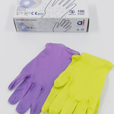 OEM Disposable Safety Nitrile Gloves Tattoo Gloves Latex Free Nitrile Gloves