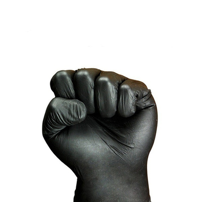Heavy Duty Black Diamond Nitrile Gloves Industrial Disposable Nitrile Textured Glove