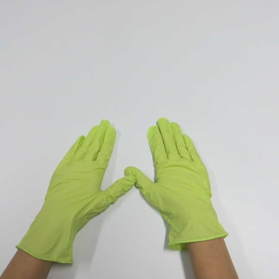 Customize Food Grade Disposable Protective Colorful Nitrile Powder Free Nitrile Hand Gloves