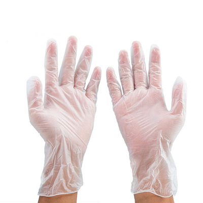Clear Powder Free Disposable Vinyl Gloves Large 100 Pack Medical