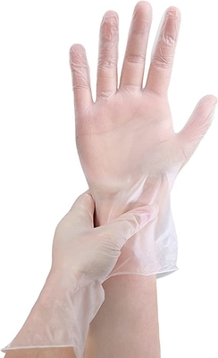 Clear Powder Free Vinyl Disposable Plastic Gloves XS S M L XL