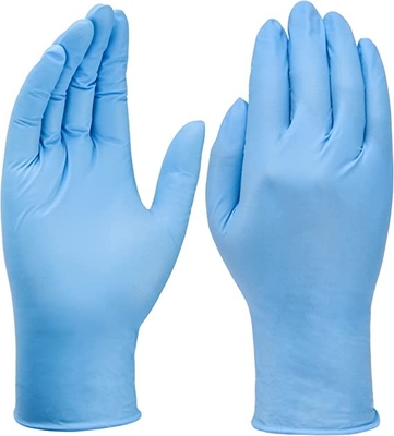 Latex Free Powder Free Disposable Nitrile Gloves, Blue Heavy Duty