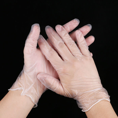 Clear Latex Free Gloves Disposable Vinyl Powder Free For Kitchen Cooking