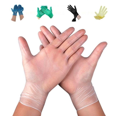 Eco Friendly Disposable Powder Free Vinyl Pvc Gloves For Cleanroom Working