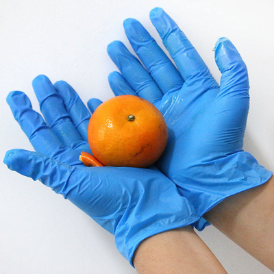 Thin Work Powder Free Nitrile Safety Gloves For Industrial