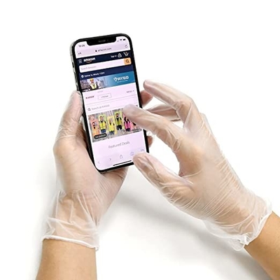 Seamless Polyester Finished Beautiful Pink Parttern Nitrile Coated Safety Working Gloves