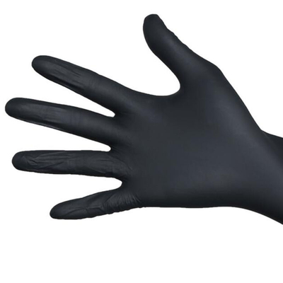 Powder Free Safe Black Strong Nitrile Gloves Black Nitrile Glove Manufacturers