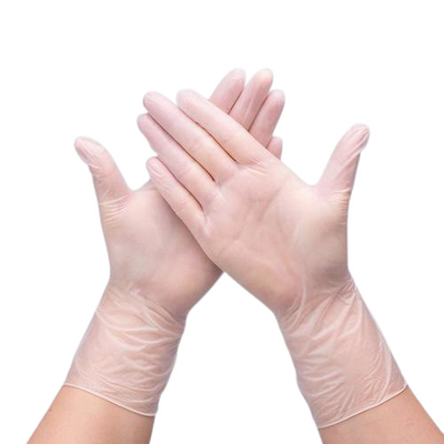 Disposable 100pcs Blue Examination Powder Free Nitrile Gloves For Cleaning