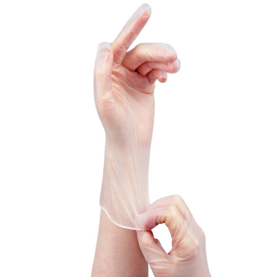 AI650 Transparent Powder Free Disposable Vinyl Gloves Food Grade