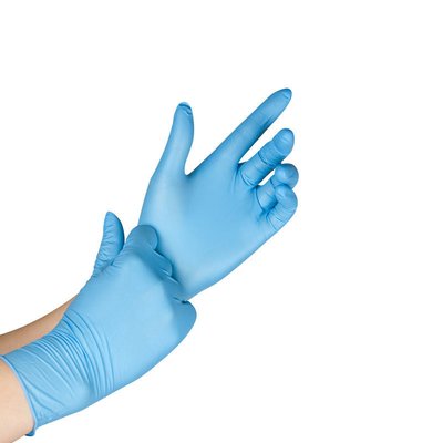 Disposable Examination Nitrile Gloves For Hospital Food Processing Industrial Grade