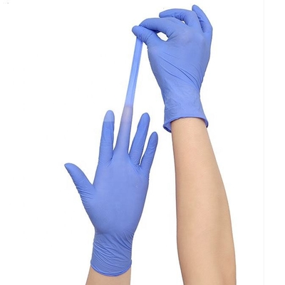 OEM Disposable Nitrile Gloves Powder Free Blue White Black