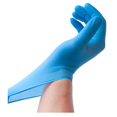 Black High Elasticity Synthetic Nitrile Protective Gloves Disposable
