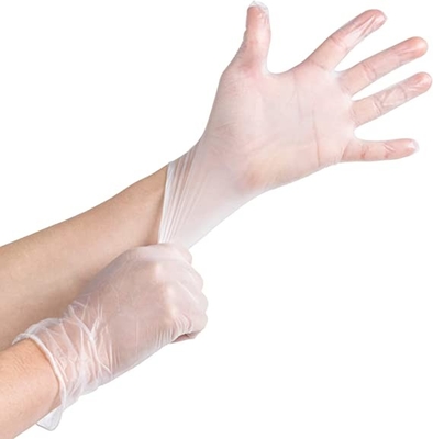 Restaurant Clear Poly Vinyl Glove Easy Work PE TPE Sanitary Cleaning Disposable