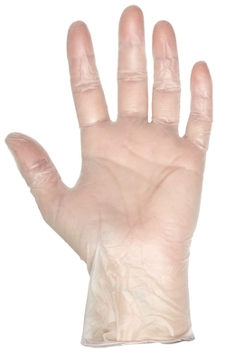 Household Disposable Clear Vinyl Gloves Protective 100 Pcs/Box S / M / L / XL
