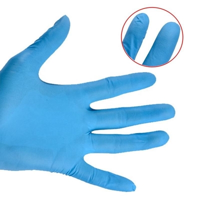 Disposable Safety Powder Free Nitrile Gloves For Medical / Industrial / Household