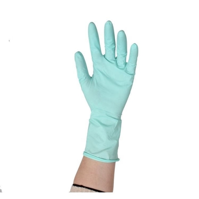 4.5 Mil Green Aloe Nitrile Gloves Powder Free Textured