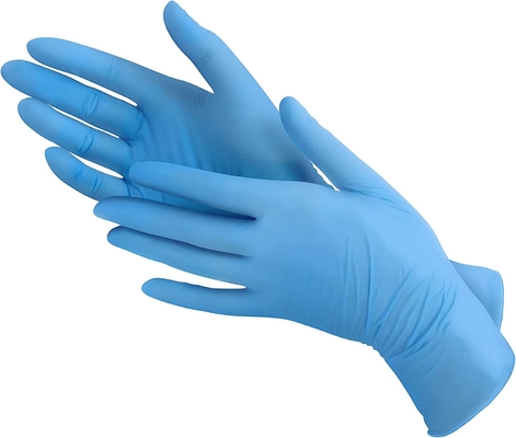 Box Of 100 Powder Free Disposable Nitrile Gloves Blue Small Size