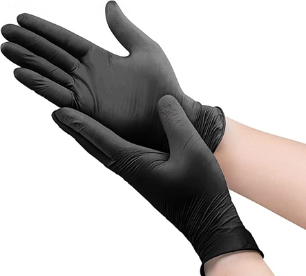 Tattoo Beauty Make Up Powder Free Black Nitrile Gloves XS - XL