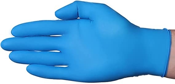 Textured Blue Nitrile Exam Gloves 4 Mil Textured