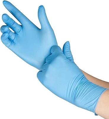 Best Premium Grade Gloves,Disposable nitrile gloves Durable, comfortable-sturdy,Large,Blue