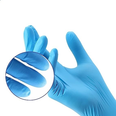Disposable Nitrile Exam Gloves Blue Powder Free Latex Free Food Grade Safe