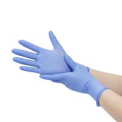 Disposable Nitrile Medical Gloves Powder Free Light Blue/Dark Blue/Black/White/Purple
