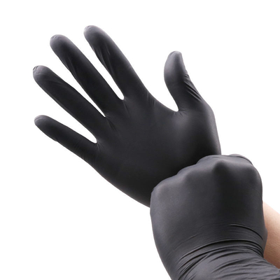 AI/OEM Disposable Nitrile Gloves Powder Free Light Blue/Dark Blue/Black/White/Purple