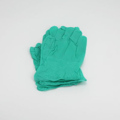 Disposable Natural powder free medical non sterile examination latex gloves