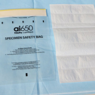 LDPE Plastic 7 Slot  Virus Transportation Class II 95Kpa Bag