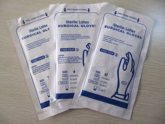 Disposable Medical Latex Gloves/foam latex coated gloves with CE ISO