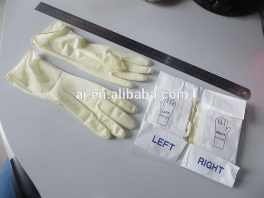 Examination latex gloves,disposable, latex free, powder-free; non-sterile, Color: