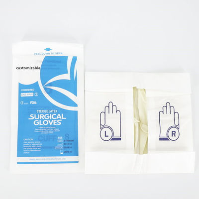 Powder Free Latex Medical 0.10mm Disposable Examination Glove