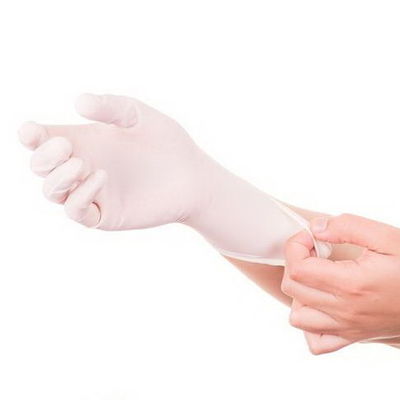 Disposable powder free latex gloves / Medical Latex Examination Gloves