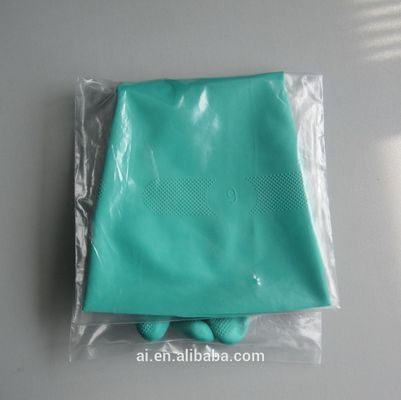 Protective Work Working Waterproof Latex Household Kitchen Blue Nitrile Gloves for Cleaning
