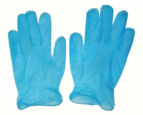 CE Surgical Disposable 4.5G 0.08mm Examination Nitrile Vinyl Blend Gloves
