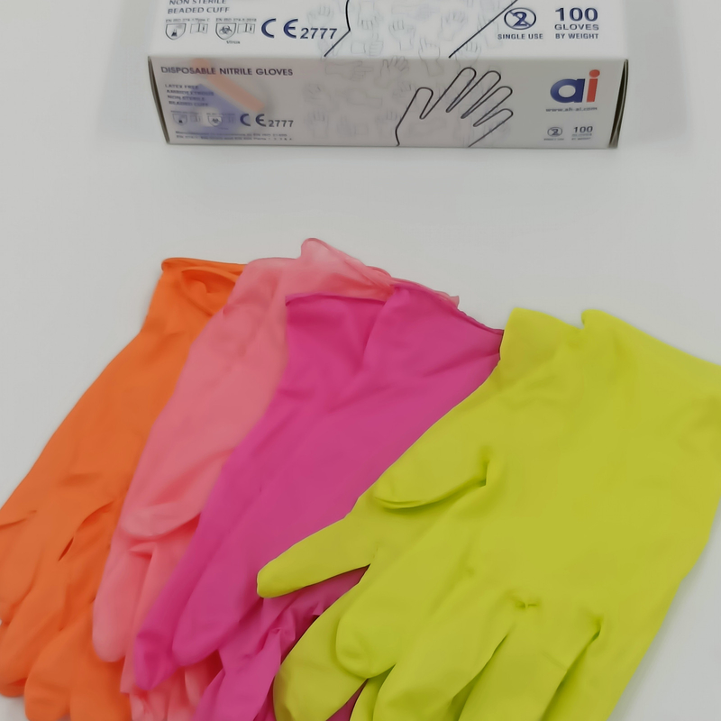 OEM Disposable Safety Nitrile Gloves Tattoo Gloves Latex Free Nitrile Gloves