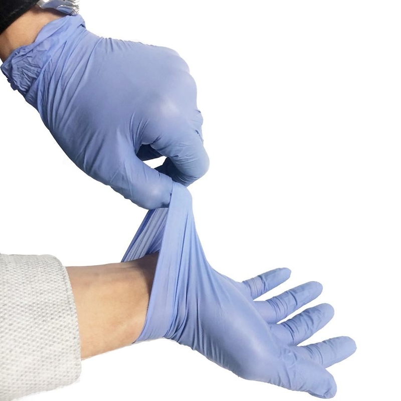 Disposable Powder Free Purple Nitrile Working Gloves Wholesale Anti-Slip Nitrile Gloves