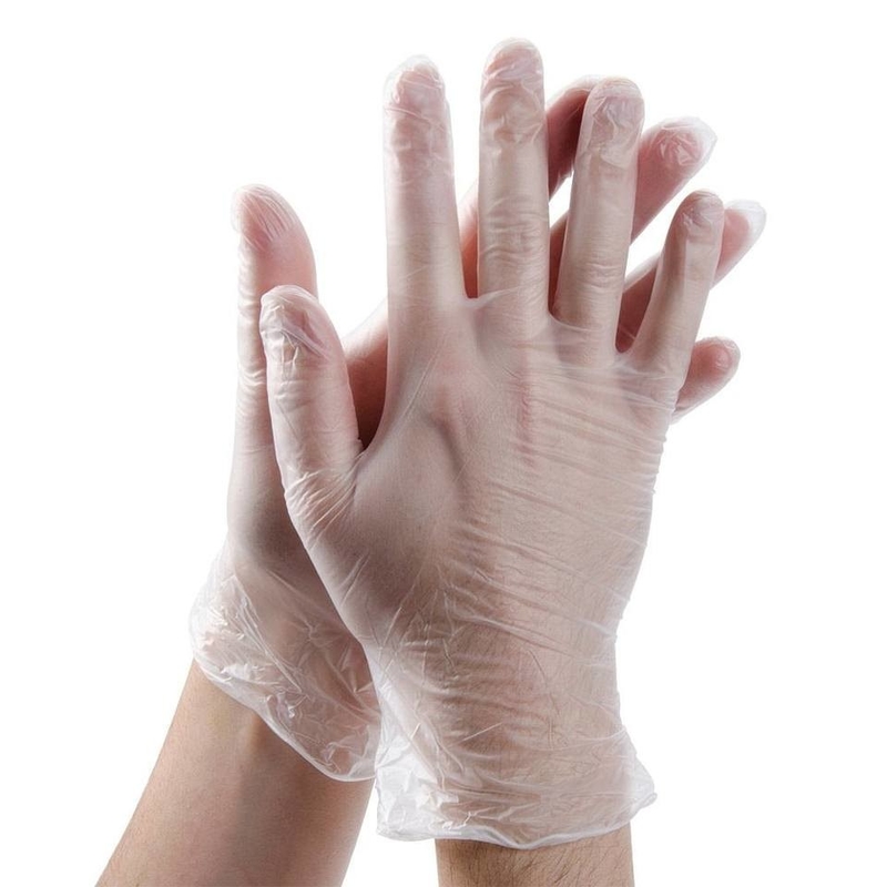 Powder Free Clear Water Proof Vinyl Gloves For Food