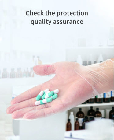Hygienic Thickening Film Disposable Gloves Transparent Waterproof