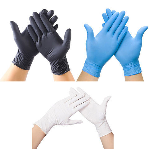 Medical Nitrile Gloves Powder-Free Anti-Acid Gloves Civil Use For Doctor Using Examination Gloves