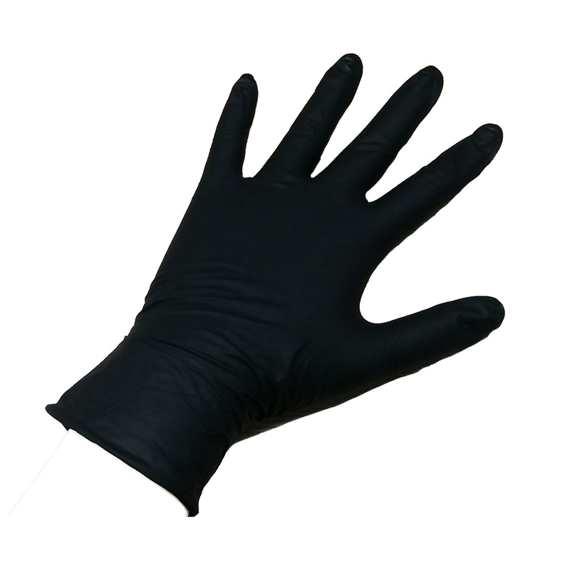 Powder Free Black Strong Nitrile Gloves Black Nitrile Glove Blue Manufacturers Customizable