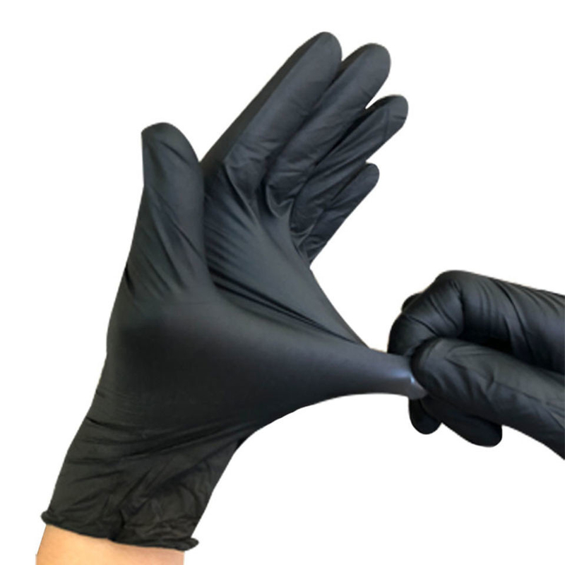 Food Grade Powder Free Nitrile Examination Gloves Disposable