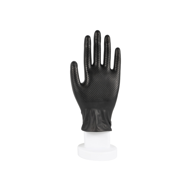 Heavy Duty Working Diamond Nitrile Gloves Disposable