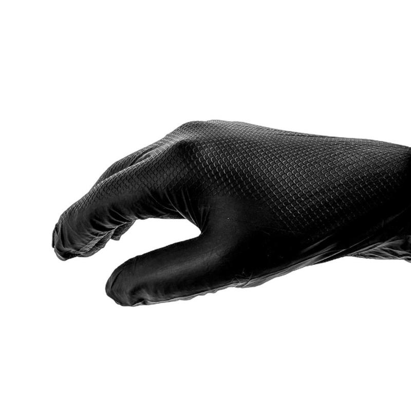 Blue Nitrile Disposable Gloves Non Toxic Powder Free Non Sterile
