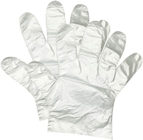 Plastic Disposable Food Prep Gloves Transparent For Food Service Cleaning