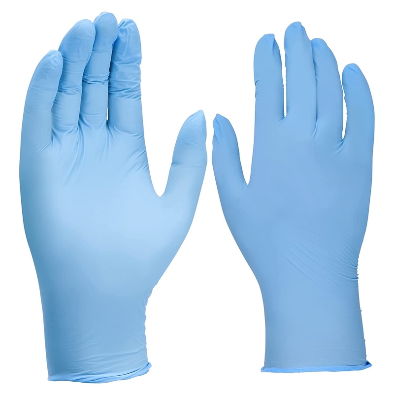 Disposable Nitrile Exam Gloves, 3-mil, Blue, Nitrile Gloves Disposable Latex Free, Medical Gloves, Cleaning Gloves
