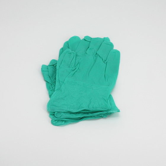 Disposable Natural powder free medical non sterile examination latex gloves