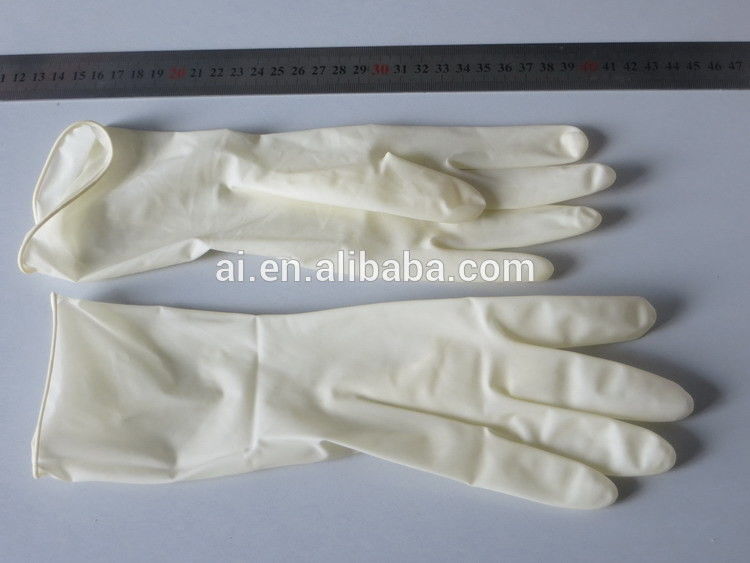 Custom logo examination gloves medical latex cleaning gloves